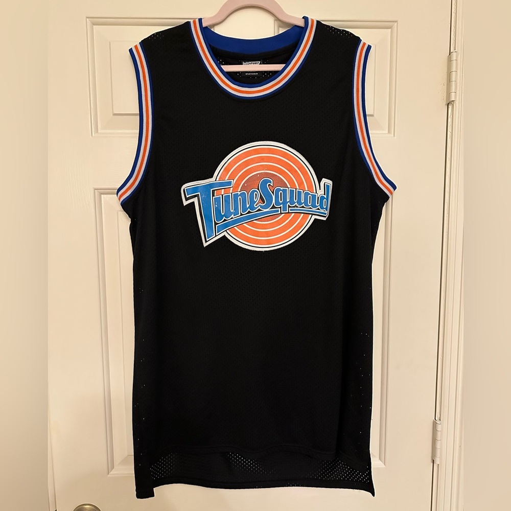 #1 bugs bunny space jam tune squad basketball jersey - joli sport!